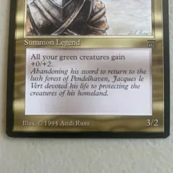 Magic The Gathering MTG Legends Rare Jacques Le Vert - Image 4