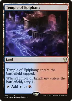 Temple of Epiphany - Baldur's Gate CLB - Rare - MTG Magic Pack fresh - Image 1
