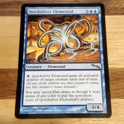 1x Quicksilver Elemental, Mirrodin, Magic MTG LP - Image 1