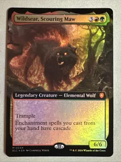 MTG / Wildsear, Scouring Maw / BLC / #44 / FOIL (Extended Art) / Mythic / NM - Image 1