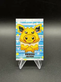 Jolteon Poncho Pikachu Pokemon 2025 Card Database Attack 2 Cracked Ice Holo Peru - Image 1