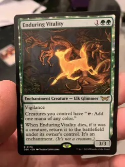 MTG Duskmourn House of horror Enduring Vitality - Image 1