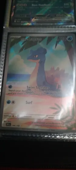 Pokemon TCG Destined Rivals Misty's Lapras Illustration Rare Card 194/182 - Image 1