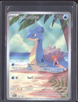 Misty's Lapras 2025 Pokemon Destined Rivals Illustration Rare 194/182 - Image 1