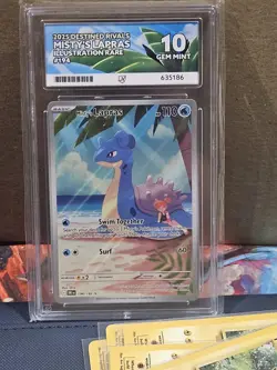Misty's Lapras 194/182 Destined Rivals - Pokemon TCG Illustration Rare - Ace 10 - Image 1