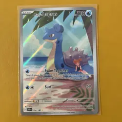 Pokemon TCG Destined Rivals Misty's Lapras Illustration Rare 194/182 English - Image 1