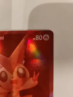 Pokemon Victini English White Flare 172/086 BWR Red Holo Rare NM - Image 3