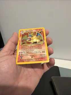 1999 Pokemon Base Set Charizard 4/102 Holo Unlimited NM/LP - Authentic Vintage - Image 4