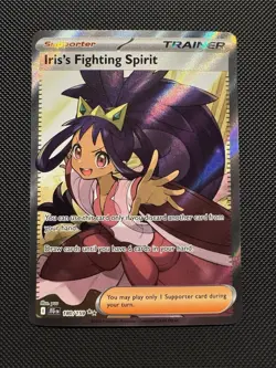 Pokemon TCG Iris’s Fighting Spirit 180/159 Sv09: Journey Together Ultra Rare NM - Image 1