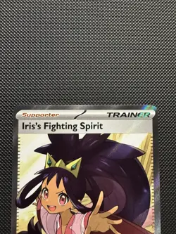 Pokemon TCG Iris’s Fighting Spirit 180/159 Sv09: Journey Together Ultra Rare NM - Image 2
