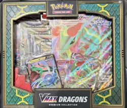 Pokemon TCG VMAX Dragons Premium Collection Box 2022 Brand New Factory Sealed - Image 3