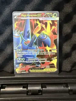 Mega Heracross EX 108/94 Phantasmal Flames Full Art Pokemon TCG - Image 1