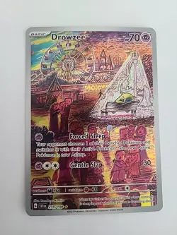 Pokemon 2023 Scarlet & Violet Base Drowzee 210/198 IR Komiya NM - Image 1