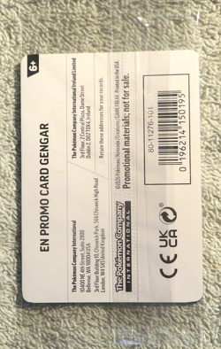 Gengar 055/088 GameStop Promo Stamped Sealed - Pokemon Perfect Order -English - Image 4