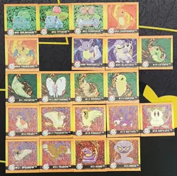 1999 Artbox Series 1 - Pokemon Sticker Lot – 38 Total (36 Regular + 2 Foil) - Image 2