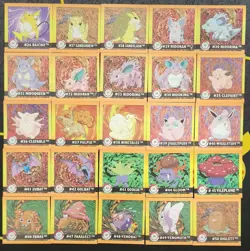 1999 Artbox Series 1 - Pokemon Sticker Lot – 38 Total (36 Regular + 2 Foil) - Image 3