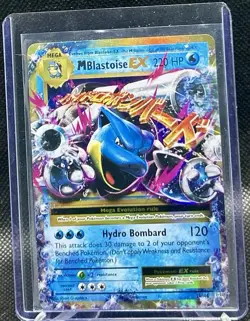 Pokemon Evolutions Mega Blastoise EX 22/108 XY Ultra Rare Holo Foil 2016 - Image 1
