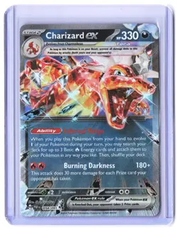 Charizard ex 054/091 Double Rare Paldean Fates Pokemon Near Mint - Image 1