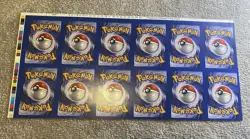 Pokemon Cropped Uncut Sheet #10 - Image 2