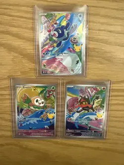 Pokemon 2026 First Partner Illustration Collection Series 1 Promos Set 43-45 - Image 1