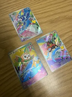 Pokemon 2026 First Partner Illustration Collection Series 1 Promos Set 43-45 - Image 2