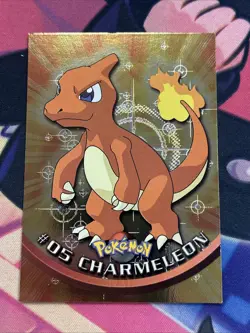 Charmeleon Holo #05 Topps TV Animation Edition Pokemon 1999 LP - Image 1