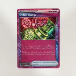 Pokemon Unfair Stamp 165/167 - Twilight Masquerade Ace Spec Rare - Image 1