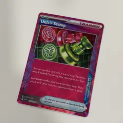 Pokemon Unfair Stamp 165/167 - Twilight Masquerade Ace Spec Rare - Image 2