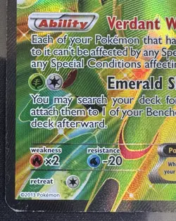 Virizion EX 96/101 - 2013 Pokemon Black & White: Plasma Blast - LP - Image 4