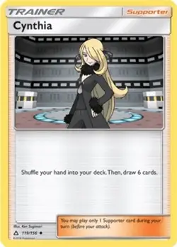 Cynthia (#119/156) SM - Ultra Prism LP Pokemon - Image 1