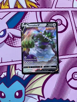 Pokemon TCG - Tornadus V 124/198 - Sword & Shield - Chilling Reign - NM - Image 1
