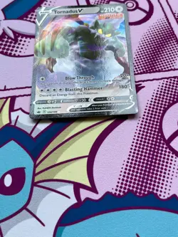 Pokemon TCG - Tornadus V 124/198 - Sword & Shield - Chilling Reign - NM - Image 2