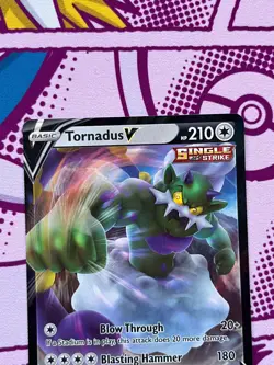 Pokemon TCG - Tornadus V 124/198 - Sword & Shield - Chilling Reign - NM - Image 5