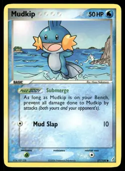 MUDKIP 57/100 C MP CRYSTAL GUARDIANS POKEMON - Image 2