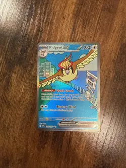 Pidgeot ex 225/197 Illustration Rare – Pokemon TCG Obsidian Flames NM/Mint - Image 1