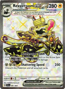 Pokemon TCG Revavroom ex Ultra Rare SV: Shrouded Fable 081/064 NM - Image 1