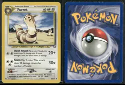 ✰ FURRET 35/111 UNCOMMON NEO GENESIS POKEMON ✰ MP - Image 1