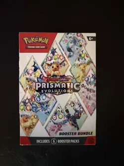 Pokemon TCG: S&V Prismatic Evolutions Booster Bundle (6pks) NEW & FACTORY SEALED - Image 1