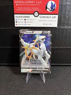 Arceus V SWSH306 Black Star Promos Ultra Rare Holo Pokemon 2023 - Image 1