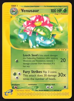 Venusaur Non Holo 67/165 Pokemon Expedition - Image 1