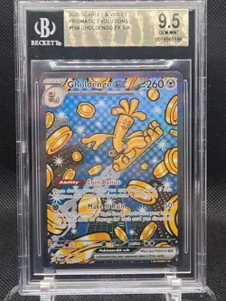 Sv: Prismatic Evolutions Gholdengo ex SIR 164/131 BGS 9.5 Holo Pokemon TCG - Image 1