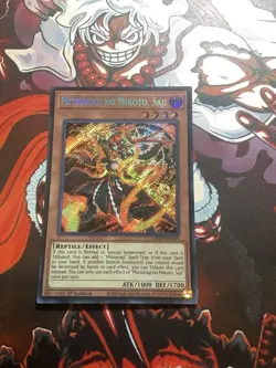 MITSURUGI NO MIKOTO, SAJI SECRET RARE L26D-ENM05 NEAR MINT YUGIOH - Image 1