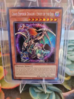 NM Yugioh Chaos Emperor Dragon Envoy of the End IOC-EN000 25th Reprint (IOC-000) - Image 1