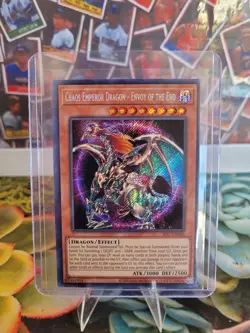 NM Yugioh Chaos Emperor Dragon Envoy of the End IOC-EN000 25th Reprint (IOC-000) - Image 2