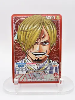 2024 One Piece Sanji PRB01-001 Alternate Alt Art Leader Premium Booster NM - Image 1