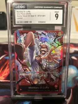 D. Luffy ST21-001 2025 Starter Deck EX Gear 5 - Image 1