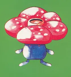 SECRET RARE TEST ISSUE POKEMON STICKER JAPANESE BANDAI CARDDASS MUSHROOM DECAL - Image 4