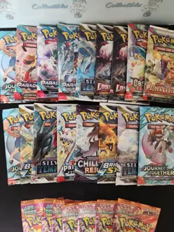 Pokemon English And Japanese Lot Of 28 Sealed Booster Packs - Image 2