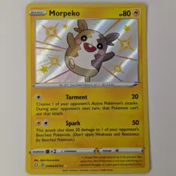 Morpeko Sv044/Sv122 Shining Fates Baby Shiny Holo Rare Pokemon Tcg - Image 1