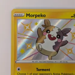 Morpeko Sv044/Sv122 Shining Fates Baby Shiny Holo Rare Pokemon Tcg - Image 2